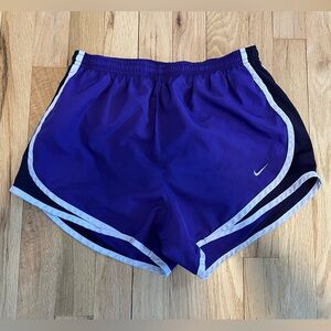 Nike dri-fit Tempo running shorts, royal purple, small